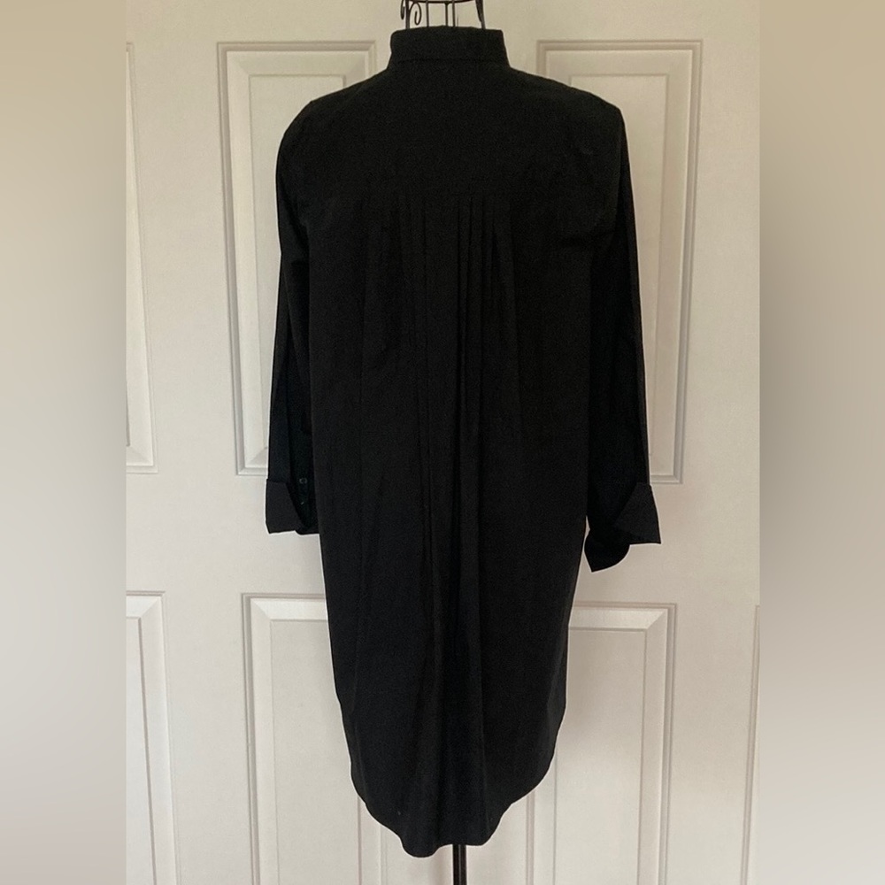 NWT Club Monaco Black Relaxed Shirt Dress Size S - Picture 4 of 14